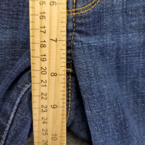 American Eagle Outfitters Jeans Womens 8 Blue Artist Crop Stretch Denim - Picture 6 of 9